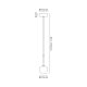 Pendule, Lustre suspendate - Pendul design Art Deco CELLAR
