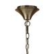Candelabre, Lustre - Candelabru clasic cu 9 brate LOEWE antique brass/ abajur alb