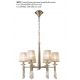 Candelabre, Lustre - Candelabru elegant cu 6 brate Tiffany alama antique/ abajur soft bronz