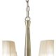 Candelabre, Lustre - Candelabru elegant cu 6 brate Tiffany alama antique/ abajur soft bronz
