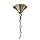 Candelabre, Lustre - Candelabru elegant cu 6 brate Tiffany alama antique/ abajur soft bronz