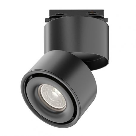 Spoturi, Proiectoare pe sina - Spot LED, accesoriu pentru sinele monofazate Unity, Yin negru 4000K