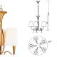 Candelabre, Lustre - Candelabru elegant cu 5 brate Paola