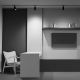 Spoturi, Proiectoare pe sina - Spot, accesoriu pentru sinele trifazate Trinity, Focus negru