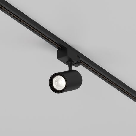 Spoturi, Proiectoare pe sina - Spot LED, accesoriu pentru sinele trifazate Trinity, Vuoro negru 4000K