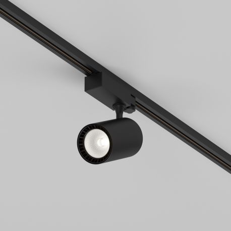 Spoturi, Proiectoare pe sina - Spot LED, accesoriu pentru sinele trifazate Trinity, Vuoro negru 4000K 20W