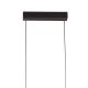 Pendule, Lustre suspendate - Lustra liniara cu doua spoturi LED ESPARTA negru/ auriu