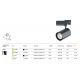 Spoturi, Proiectoare pe sina - Spot LED, accesoriu pentru sinele trifazate Trinity, Vuoro alb 4000K 20W