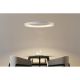 Pendule, Lustre suspendate - Lustra LED cu telecomanda design circular NISEKO II White 90cm
