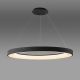 Pendule, Lustre suspendate - Lustra LED cu telecomanda design circular NISEKO II Black 90cm