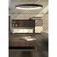 Pendule, Lustre suspendate - Lustra LED cu telecomanda design circular NISEKO II Black 90cm