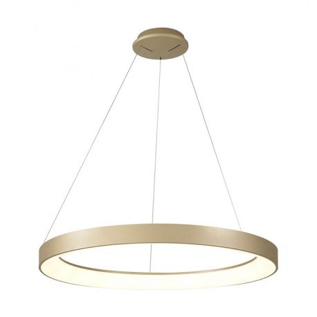Pendule, Lustre suspendate - Lustra LED cu telecomanda design circular NISEKO II Gold 90cm