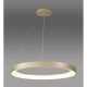 Pendule, Lustre suspendate - Lustra LED cu telecomanda design circular NISEKO II Gold 90cm
