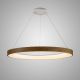 Pendule, Lustre suspendate - Lustra LED cu telecomanda design circular NISEKO II Wood 90cm