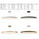 Pendule, Lustre suspendate - Lustra LED cu telecomanda design circular NISEKO II Wood 90cm