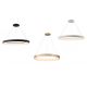 Iluminat inteligent - Lustra LED inteligenta design circular NISEKO II Gold 65cm