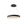 Lustra LED inteligenta design circular NISEKO II Black 38cm