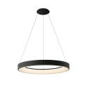 Lustra LED inteligenta design circular NISEKO II Black 65cm