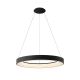 Iluminat inteligent - Lustra LED inteligenta design circular NISEKO II Black 65cm