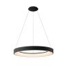 Lustra LED inteligenta design circular NISEKO II Black 65cm