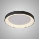 Plafoniere - Plafoniera LED cu telecomanda design circular NISEKO II Black 78cm