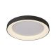 Plafoniere - Plafoniera LED cu telecomanda design circular NISEKO II Black 78cm