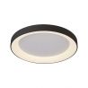 Plafoniera LED cu telecomanda design circular NISEKO II Black 78cm