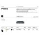 Spoturi, Proiectoare pe sina - Modul LED, accesoriu pentru sina magnetica S35, Points negru