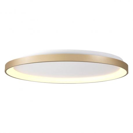Plafoniere - Plafoniera LED cu telecomanda design circular NISEKO II Gold 90cm