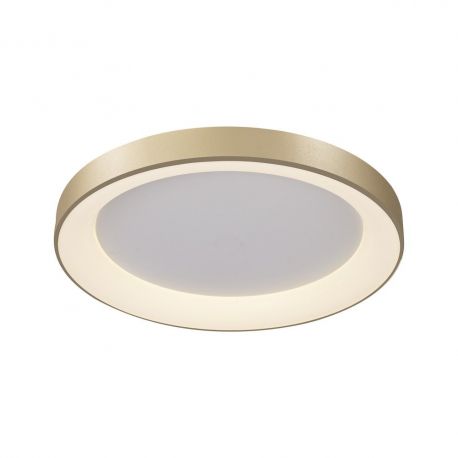Plafoniere - Plafoniera LED cu telecomanda design circular NISEKO II Gold 78cm