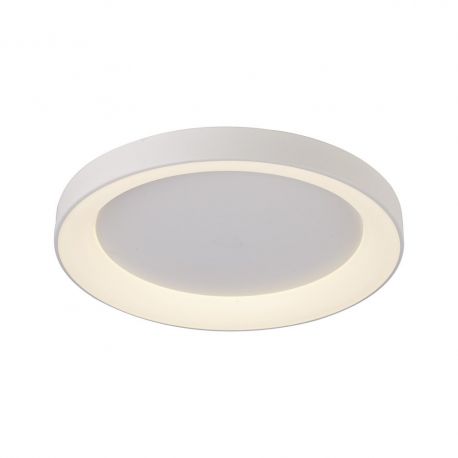 Plafoniere - Plafoniera LED cu telecomanda design circular NISEKO II White 78cm