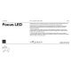 Spoturi, Proiectoare pe sina - Spot LED, accesoriu pentru sina magnetica S35, Focus LED 7W 3000K