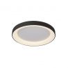 Plafoniera LED inteligenta design circular NISEKO II Black 50cm
