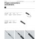 Accesorii iluminat - Sina magnetica aplicata sau suspendata neagra Exility 1m