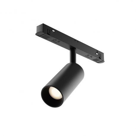 Spoturi, Proiectoare pe sina - Spot LED, accesoriu pentru sina magnetica Exility, Focus LED negru 12W 3000K