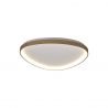 Plafoniera LED cu telecomanda NISEKO II Triangular Gold 50W