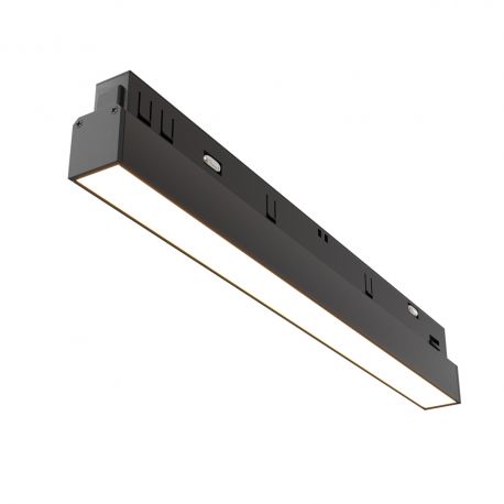 Spoturi, Proiectoare pe sina - Modul LED, accesoriu pentru sina magnetica Exility, Basis negru 3000K