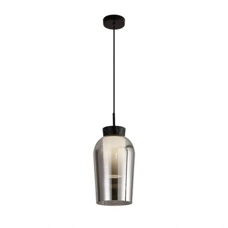 Pendule, Lustre suspendate - Pendul design modern Nora negru/ marmura neagra
