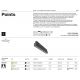 Spoturi, Proiectoare pe sina - Modul LED, accesoriu pentru sina magnetica Exility, Points negru 12W 4000K
