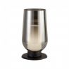 Veioza, Lampa de masa design modern Nora negru/ marmura neagra