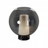 Veioza, Lampa de masa design modern Nora negru/ marmura neagra