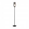Lampa de podea design modern Nora negru/ marmura neagra