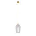 Pendul design modern Nora auriu/ marmura alba