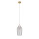 Pendul design modern Nora auriu/ marmura alba