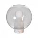 Veioza, Lampa de masa design modern Nora auriu/ marmura alba