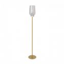 Lampa de podea design modern Nora auriu/ marmura alba