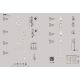 Pendule, Lustre suspendate - Lustra cu 3 pendule design modern Nora alb/ lemn