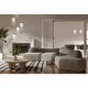 Pendule, Lustre suspendate - Lustra cu 3 pendule design modern Nora alb/ lemn
