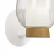 Aplice, corpuri de iluminat pentru pereti - Aplica de perete design modern Nora alb/ lemn