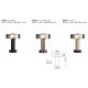 Veioze - Veioza, Lampa de masa design modern Gin Small auriu